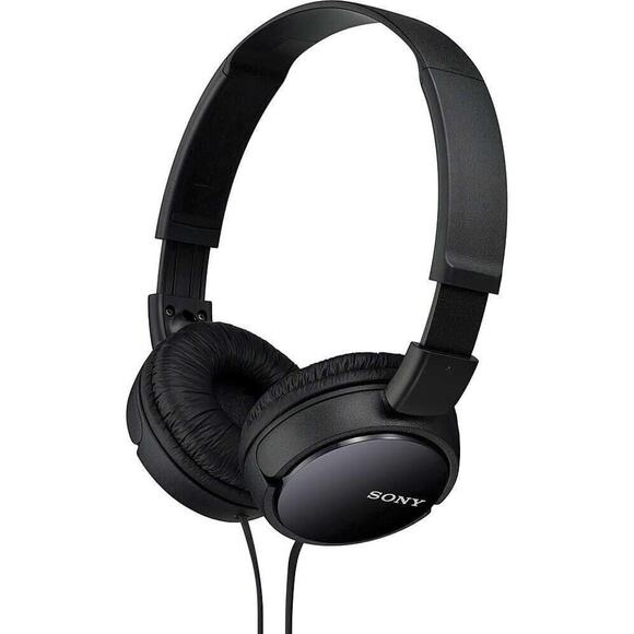 Sony MDR-ZX110 Headphones Black Compact Fold, Stereo, Monitor, Over-Head, Wired - Picture 1 of 5